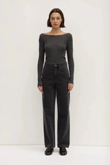 Vintage Straight Jean | Black
