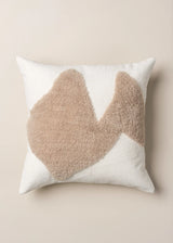 Abstract Cushion by Saarde | Ecru