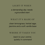 Conquering Calmly Incense | Grounded Collection