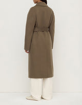 Ivy Wool Coat | Dark Sage