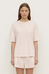 Kira Cotton Hemp Tee | Soft Rose