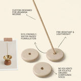 Stone Rest | Handcrafted Jesmonite Incense Holder