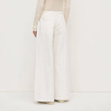 Bobbie Twill Midrise Pant | Antique White