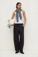 Robyn Scoop Neck Rib Tank | Powder Blue