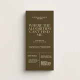 Where the Algorithm Can't Find Me Incense | Grounded Collection
