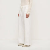 Bobbie Twill Midrise Pant | Antique White