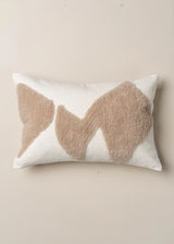 Abstract Lumbar Cushion by Saarde | Ecru