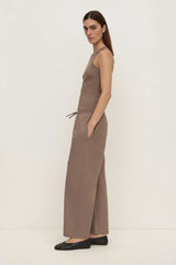Tabitha Rib Tank | Dark Sand
