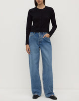 Tilly Cotton Cashmere Cardi | Black