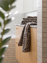 Forget Me Not Cotton Bath Towel Collection | Rye/Oat