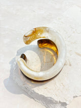 Open Cuff Bangle | Honey-Stone