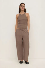 Tabitha Rib Tank | Dark Sand
