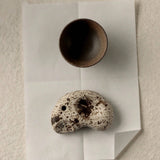 Foraged Bean Ceramic Incense Holder | Bean-shaped