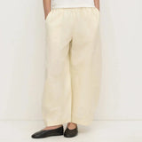 Lola Barrel Pant | Vanilla