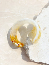 Open Cuff Bangle | Honey-Stone