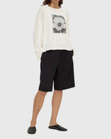 Flora Long Sleeve Tee | Antique White