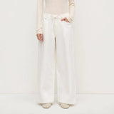 Bobbie Twill Midrise Pant | Antique White