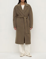 Ivy Wool Coat | Dark Sage