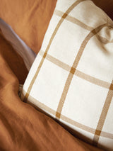 Bento  Woven Cushion Cover | Natural/Bronze