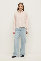 Frankie Cotton Longe Sleeve Shirt | Soft Rose