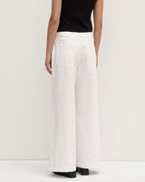 Bobbie Twill Midrise Pant | Antique White