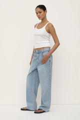 Loose Fit Jean | Mid Stone Wash