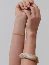 Resin Bangle |  Honey Cream