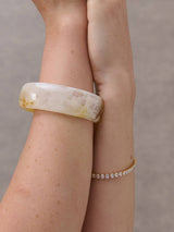 Open Cuff Bangle | Honey-Stone