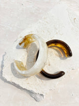 Open Cuff Bangle | Honey-Stone